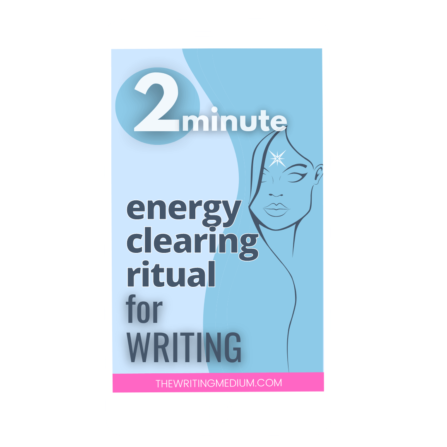 two minute ritual for writing