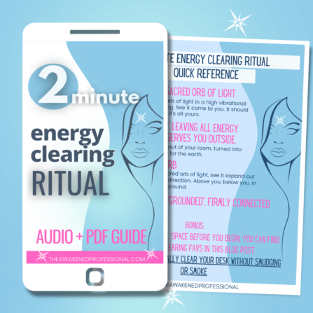 energy clearing ritual