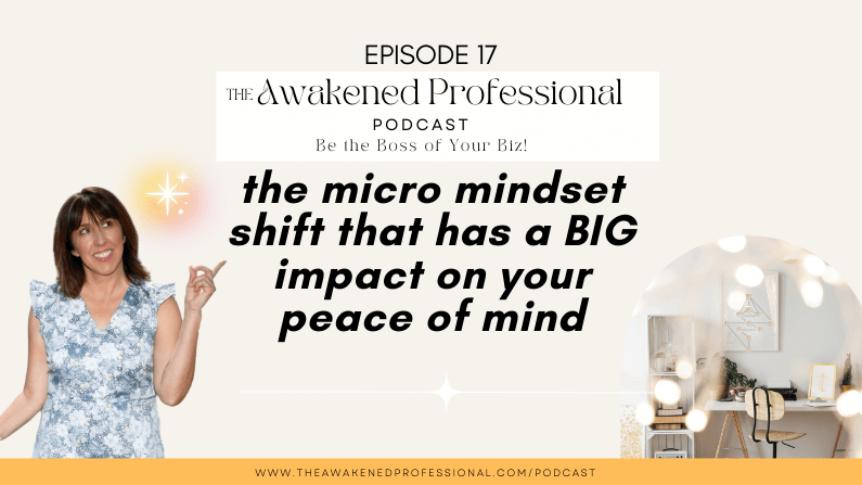 the micro mindset shift with big results