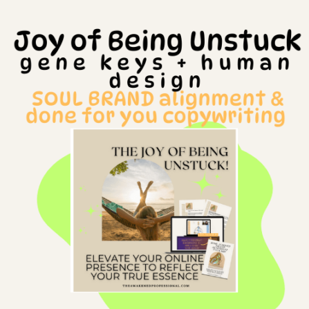 joy of being unstuck