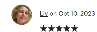 Liv etsy testimonial